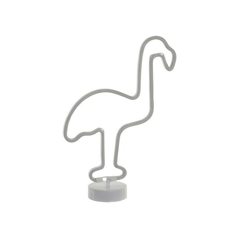 

Lámpara de Mesa DKD Home Decor Metal Tropical Flamenco (25 x 10 x 42 cm)