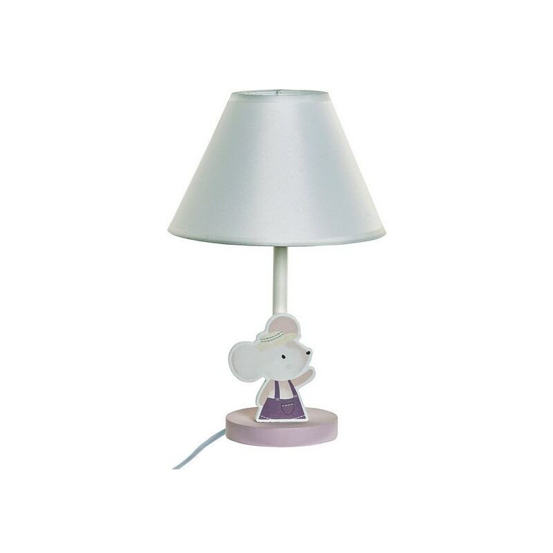 

Lámpara de Mesa DKD Home Decor Poliéster Metal Conejo Madera MDF (23 x 38 cm)