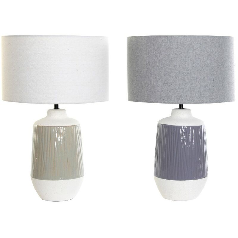 

Lámpara de Mesa DKD Home Decor Poliéster Porcelana (2 pcs) (35 x 35 x 53 cm)