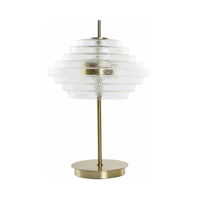 

Lámpara de Mesa DKD Home Decor Transparente Metal Cristal Dorado