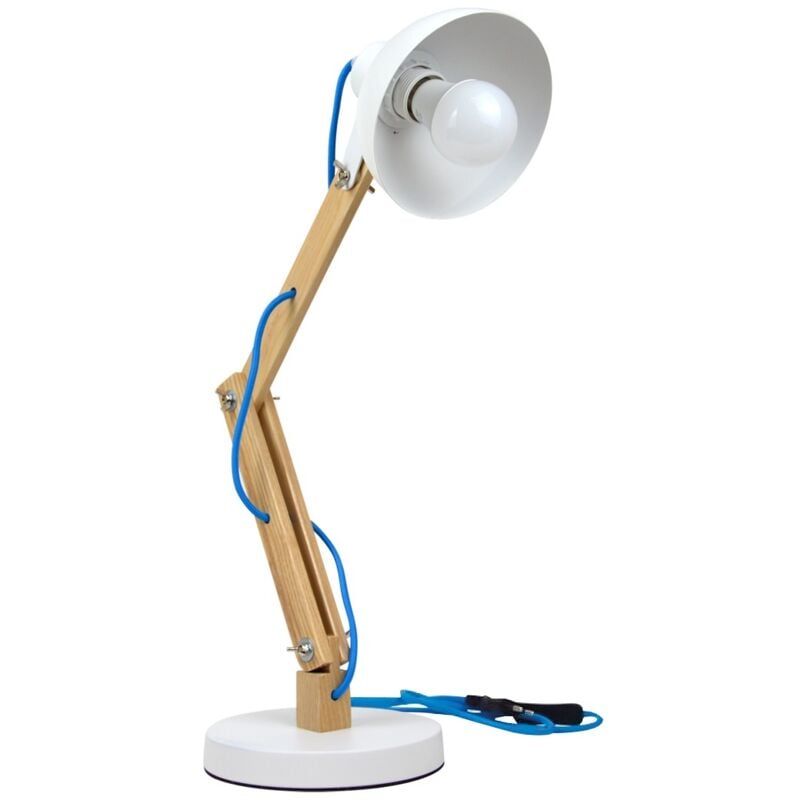

Lámpara de mesa flexo 'DAKOTA' | Blanco