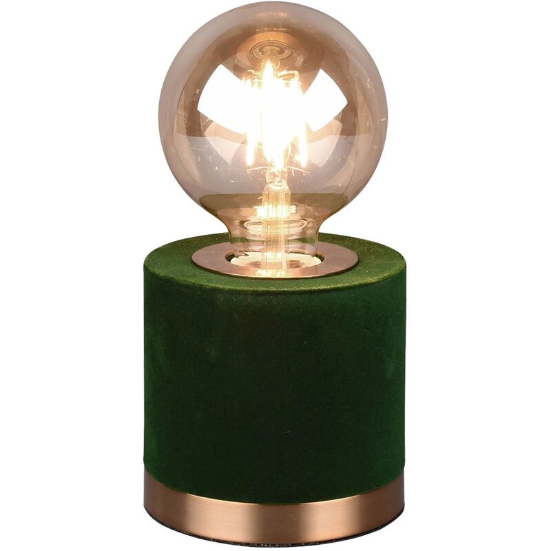 

LÁMPARA DE MESA GANNICUS SAMT VERDE E27 - Lúzete