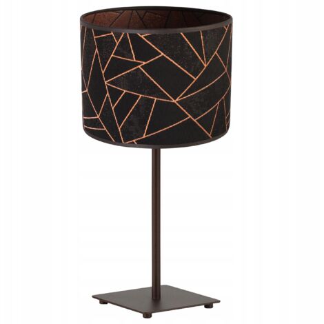 LÁMPARA DE MESA GIA, PANTALLA CON PATRÓN DE COBRE