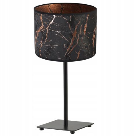 LÁMPARA DE MESA GIA, PANTALLA CON PATRÓN DE COBRE