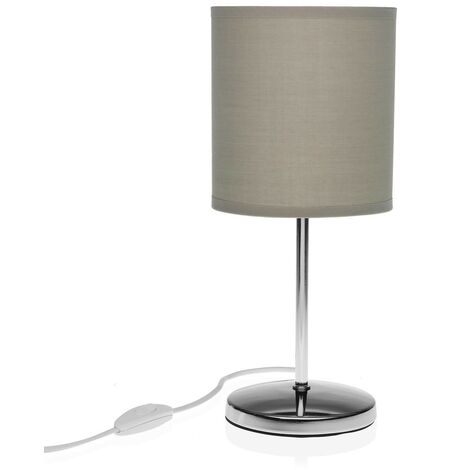 LAMPARA DE MESA GRIS CLARO