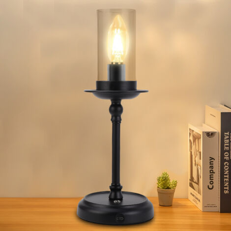 Lámpara de mesa inalámbrica recargable con control táctil y brillo ajustable: ideal para la decoración del hogar, eventos y fiestas de cumpleaños.