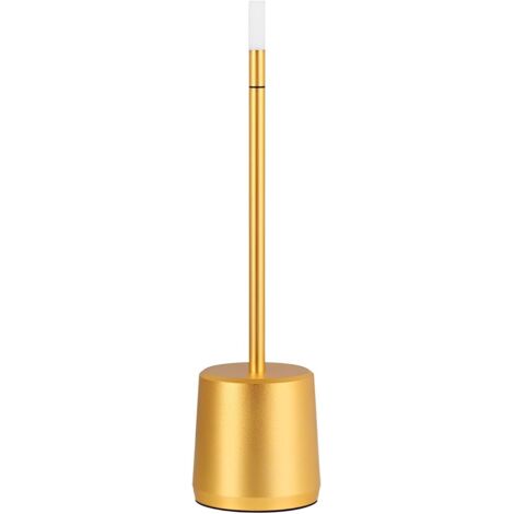 Lámpara de mesa inalámbrica recargable por USB, potente luz LED táctil de escritorio con batería de 3000 mAh, 3 temperaturas de color, ideal para mesita de noche, camping, interior, exterior, patio y 