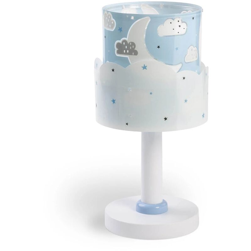 

Lúzete - Lámpara De Mesa Infantil Moon E14 Azul