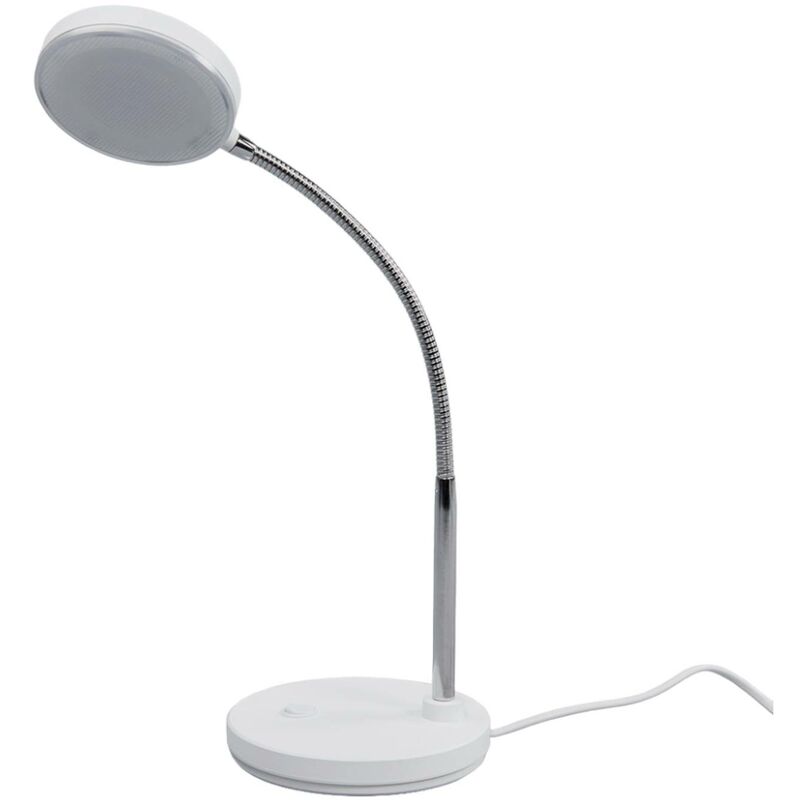 

Lámpara de mesa LED Milow en blanco