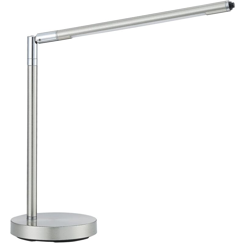 

LÁMPARA DE MESA LED PERCY 4W NÍQUEL SATINADO - Lúzete