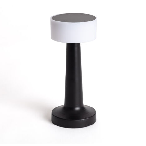 Lámpara de Mesa LED Portátil con Batería USB Recargable Greta Negro