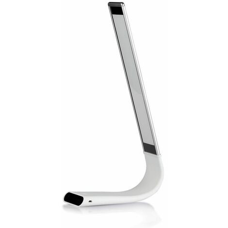 Lámpara de mesa LED V-TAC de 6,5 W, flexible, 3 en 1, con cambio de color, cuerpo blanco y regulable