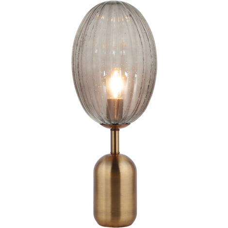 Lámpara de Mesa Lumineca Manict 23x58 cm Gris