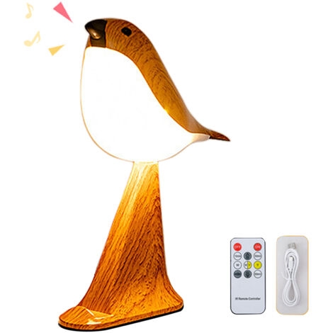 Lámpara de mesa Magpie, recargable mediante USB y Bluetooth.