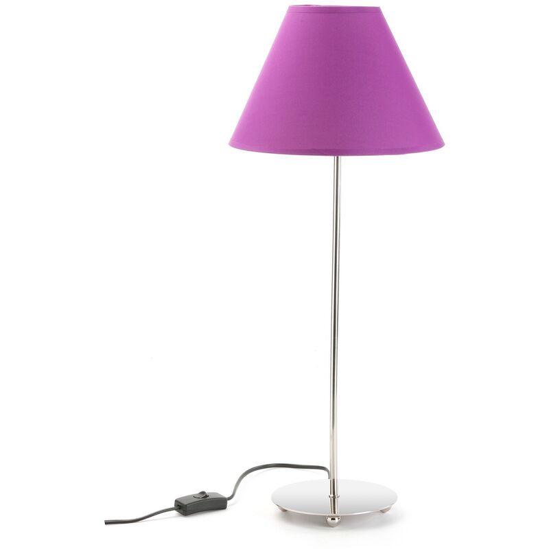 

Lampara De Mesa Metal Morada