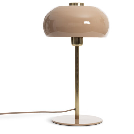 Lámpara de Mesa Metal Tulim Bhavin Beige