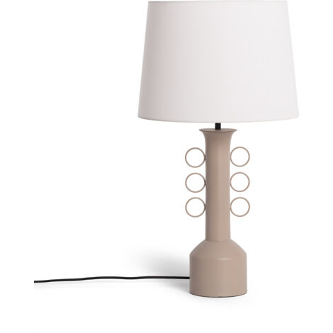 Lámpara de Mesa Metal Veravil Beige