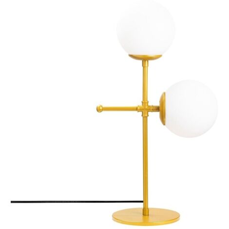 Lámpara de mesa “Model 8” de dos luces (2xE27) – Dorado