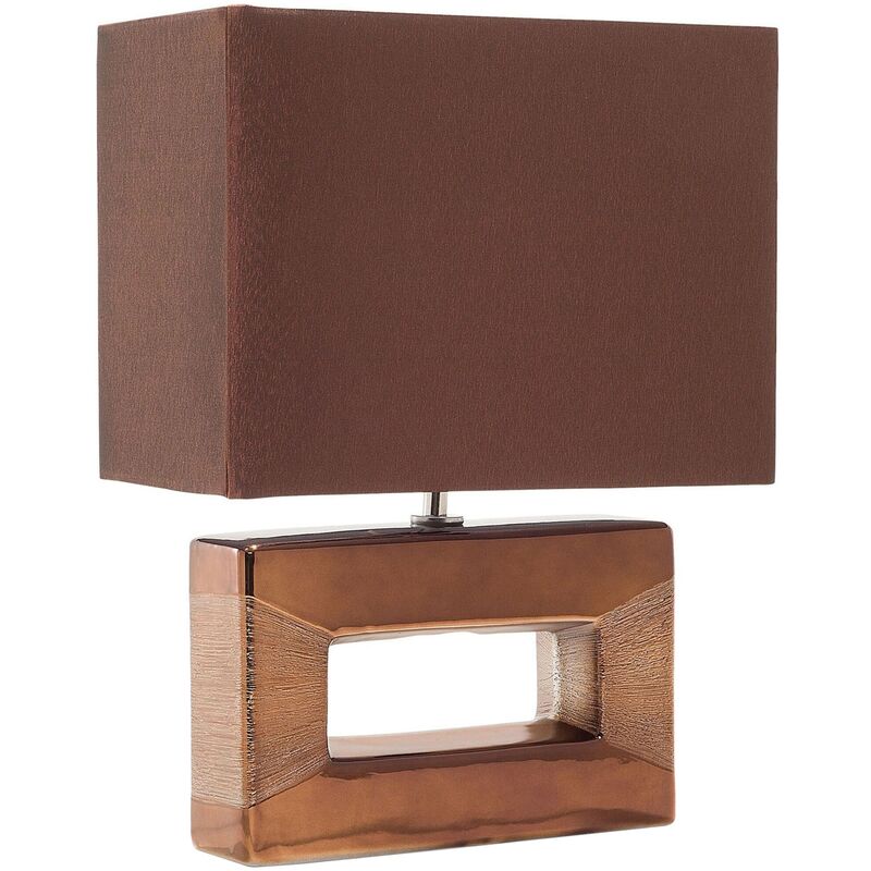 

Lámpara de mesa marrón ONYX