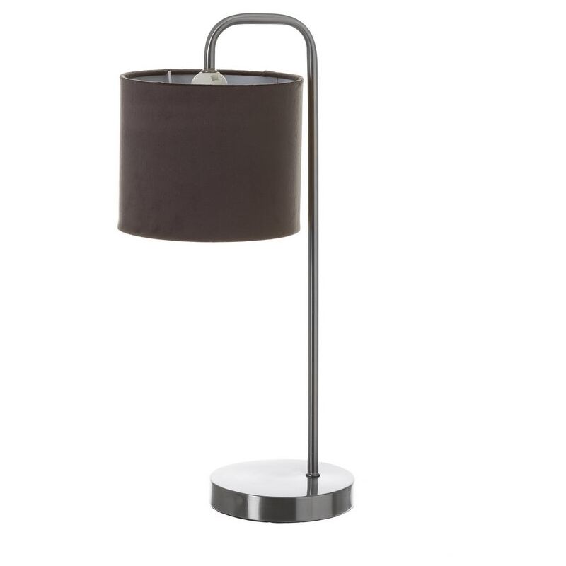

Lámpara de mesa moderna de metal gris de 50x18x25 cm