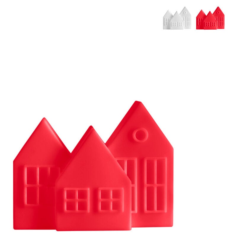 

Lámpara de mesa Navidad Diseño escandinavo Kolme | Color: Rojo - Slide