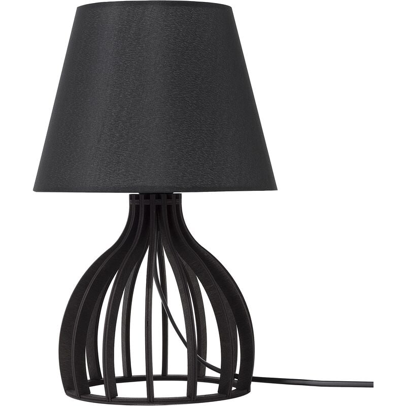 

Lámpara de mesa negra AGUEDA