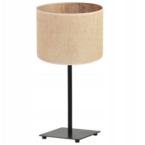 LÁMPARA DE MESA PANTALLA DE YUTE 20 CM