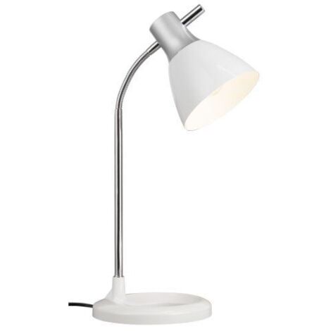 Lámpara de mesa para escribir, sala de trabajo, foco flexográfico, lámpara de luz nocturna, blanco