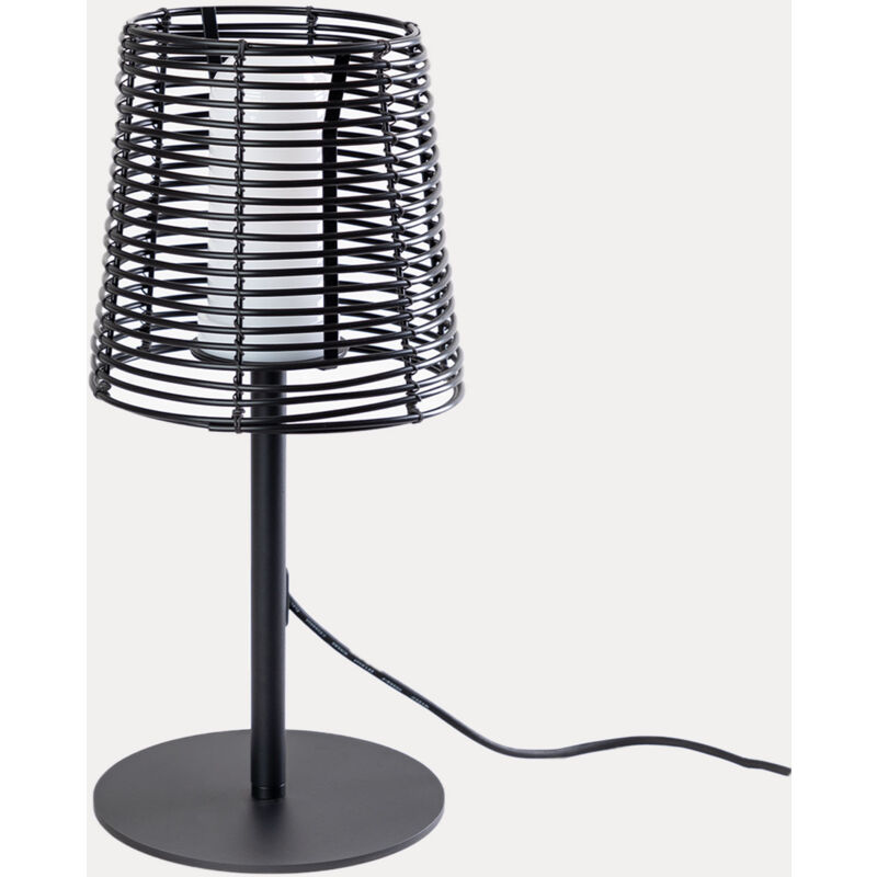 

Lámpara de Mesa para Exterior Bissel Negro - Sklum