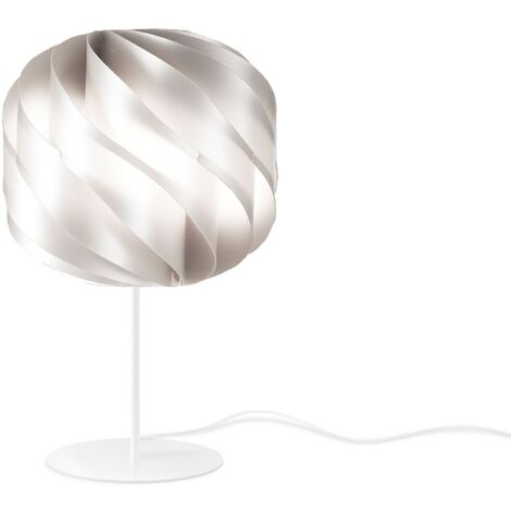 Lámpara de Mesa Plata en Metal Cm. 25x44h