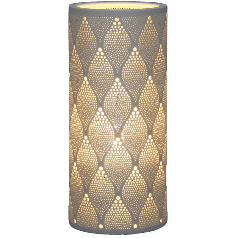 

Lámpara de Mesa Porcelana (12 x 28 x 12 cm)