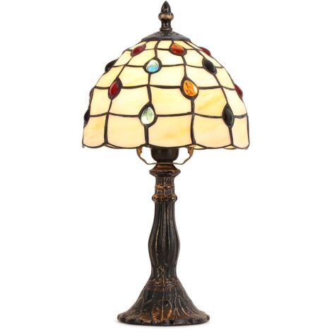 BARCELONA LED Lámpara De Mesa Rafa Inspiración Tiffany - Ø 20cm