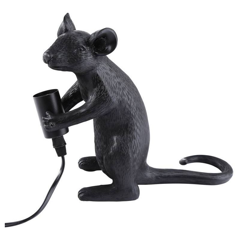 

Lámpara de mesa ratón de resina 'MOUSE' | Negro