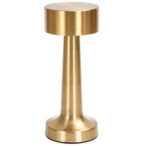 Lámpara de mesa regulable, recargable e inalámbrica con sensor táctil, 3 niveles de brillo, luz nocturna LED de 3 W para mesitas de noche, mesas de centro y restaurantes.