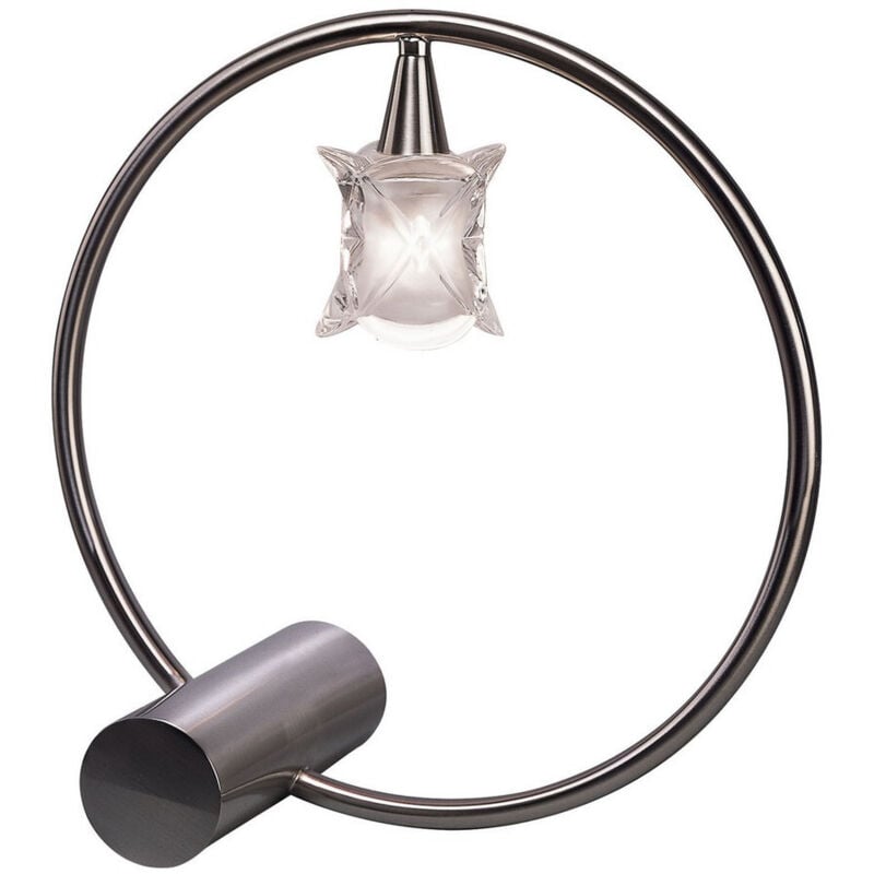 

Lámpara de mesa Rosa Del Desierto 1 Bulb G9, níquel satinado