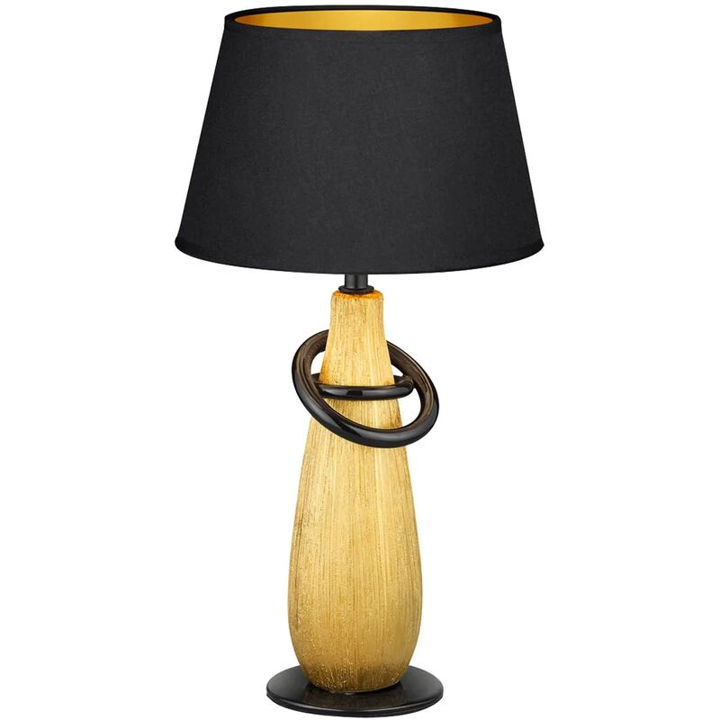 

LÁMPARA DE MESA SALLOW CERÁMICA ORO - Lúzete