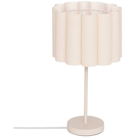 Lámpara de mesa seta sector Rona beige H49cm - Atmosphera créateur d'intérieur