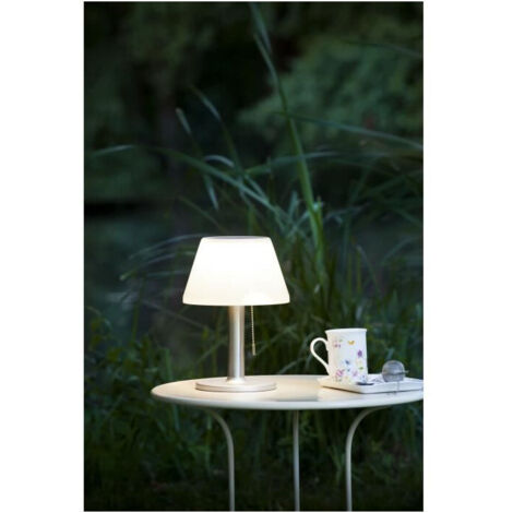 Lámpara de mesa solar GALIX G2 muy brillante con detector de presencia - 100 lúmenes