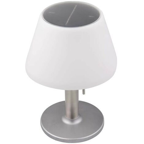 Lámpara de mesa solar LED Platina (5W)