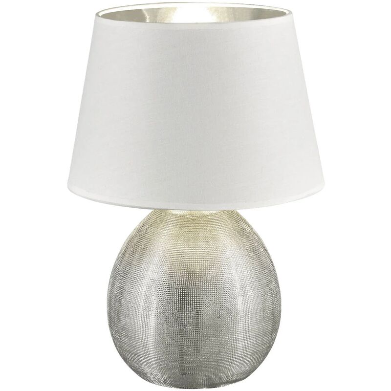 

LÁMPARA DE MESA SPLENDOUR 24CM PLATA - Lúzete