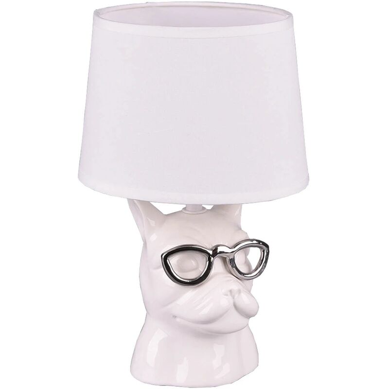 

LÁMPARA DE MESA TOBY BLANCA - Lúzete