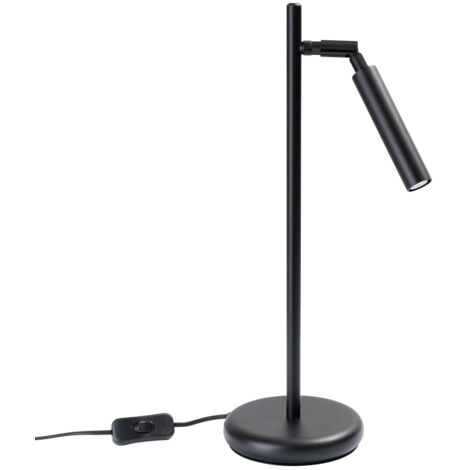 Lámpara de mesa Vacu negro