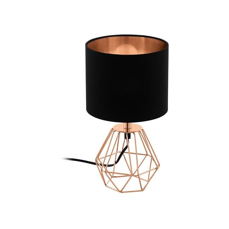 

Lámpara de mesa vintage Eglo de metal de color cobre 220-240 V IP20 | rame