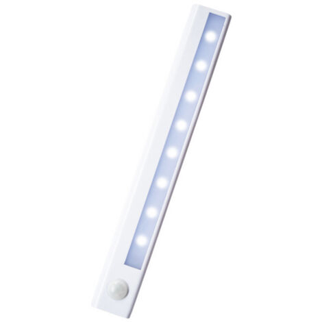 Lámpara de mesilla LED con detector de movimiento, 3000-6500K, funciona con pilas, para armario, cocina, baño, vestidor, pasillo.