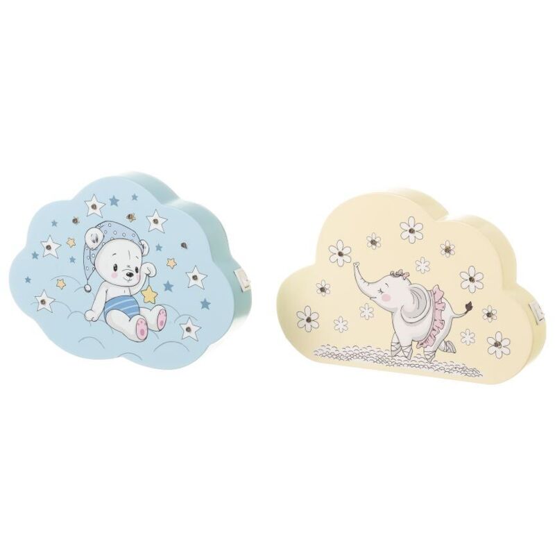 

Lámpara de mesita de noche infantil azul de led de 16x25 cm. Compra mínima 2 unid