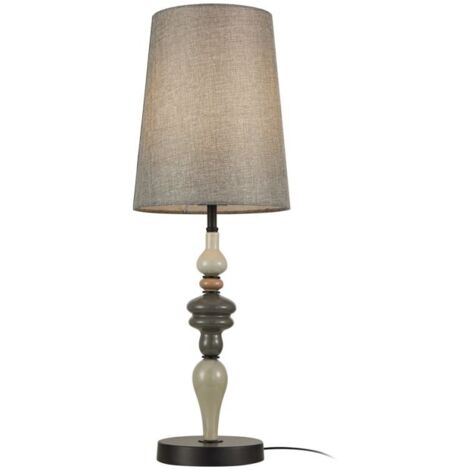 Lámpara de mesita de noche Italux NEROM TB22374ABK