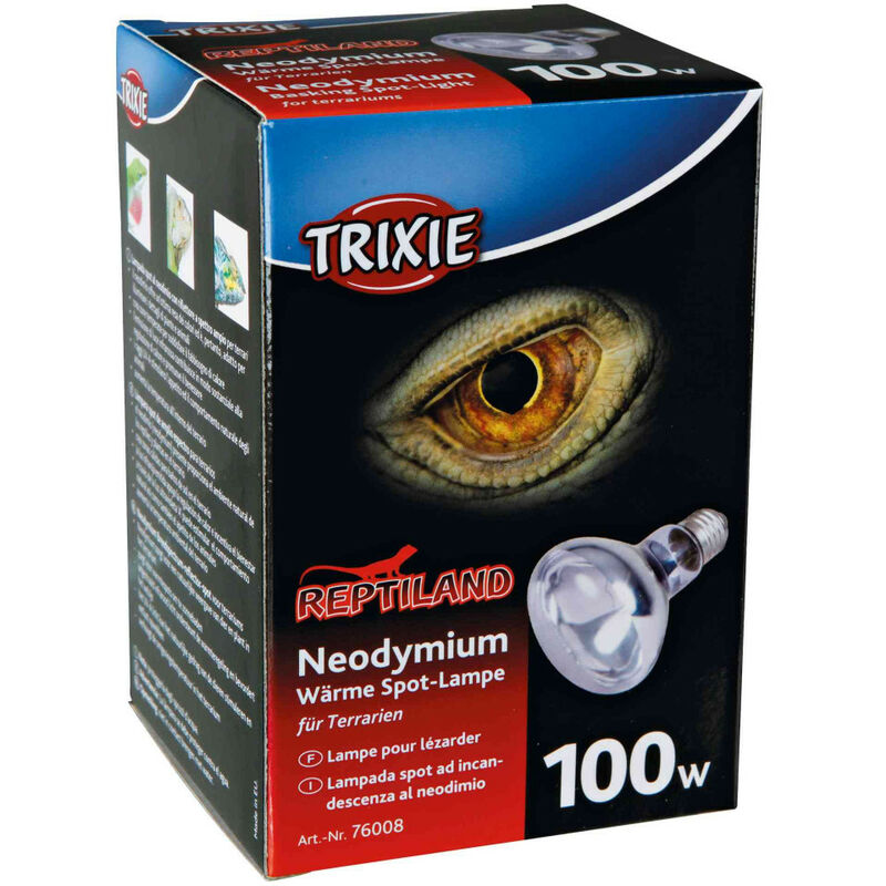 

Trixie - Lámpara de neodimio de 100 W para reptiles.