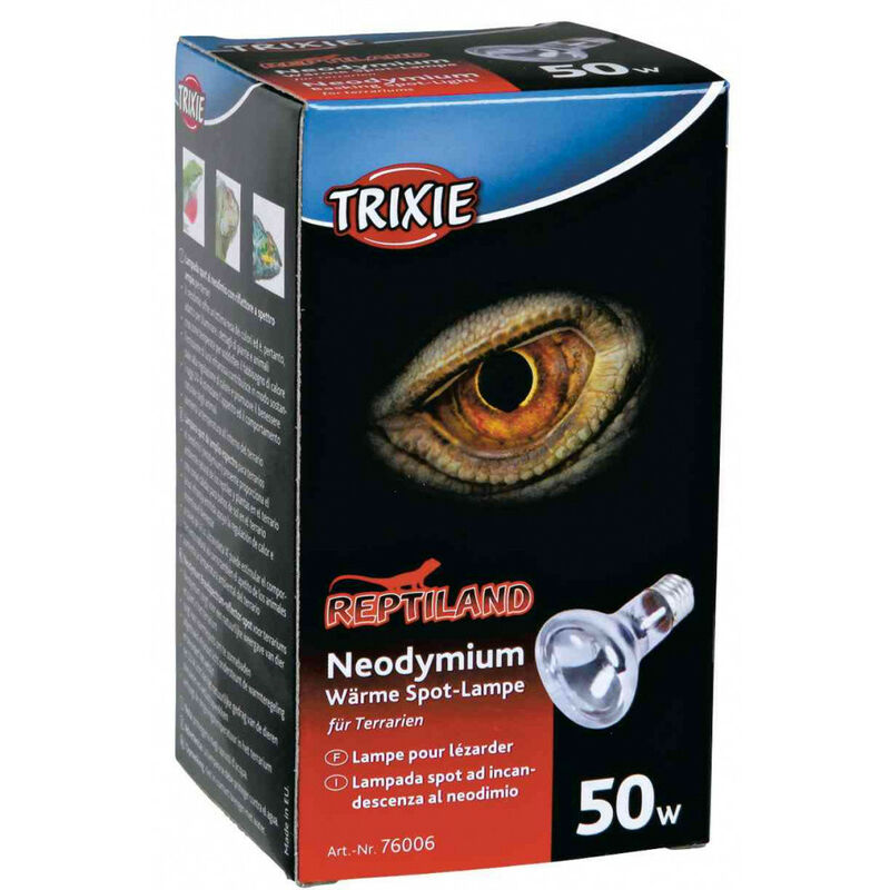 

Trixie - Lámpara de neodimio de 50 W para reptiles.