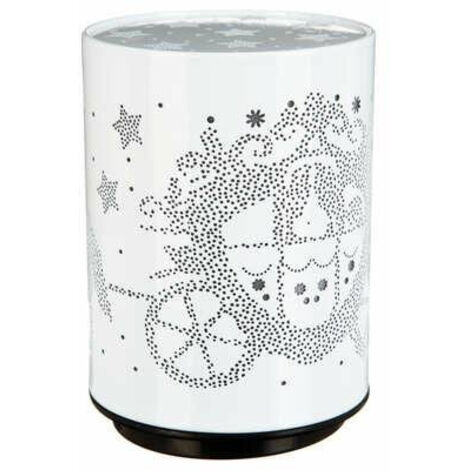 LÁMPARA DE NOCHE blanca Carruaje PROYECTOR para habitación infantil