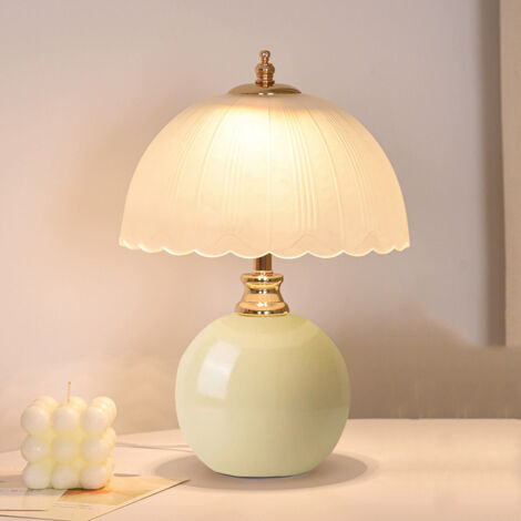 Lámpara de noche de ambiente para dormitorio, luz de noche creativa, verde, con enchufe USB, cambio de tres colores y atenuación continua